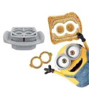 Minions Funbites - Goggle Shaped Food Cutter Set Cookie Cutter New in Box